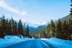 winter wonderland #canada #road #landscape #nature #photography #mountains #vsco