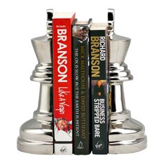 Beale Aluminium King Chess Book Ends