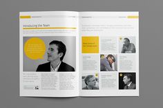 Annual Report Template on Behance #annual #report
