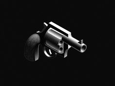 Noir Series #revolver #illustration #graphicdesign #gun #stripleshade #texture #gradient #greyscale