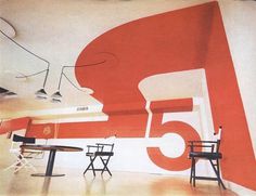 10(+) MORE architects i have been thinking about #70s #design #supergraphics #environmental #wall #painting #typography