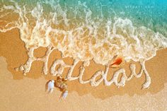 Learn how to create realistic sea foam text effect and how to apply sea/ocean foam pattern to the text shape on the beach sand. #ocean #text #seafoam #effect #foam #sea #holiday #sand #beach
