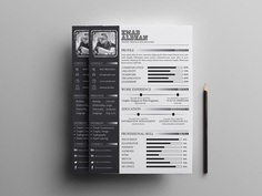 Free Stylish Resume/CV with Cover Letter and Portfolio