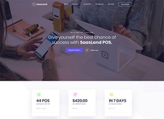 SaasLand - true multi-purpose theme for startups, business, agencies and more