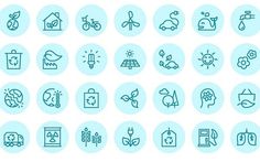 Free download: Vector Ecology icons #vector #icons