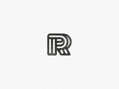 R #type #lettering #identity #logo