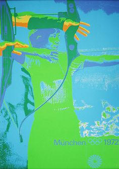 1972 Munich Olympic Games Poster #olympic #games #munich #poster