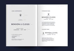 Benson & Clegg Brand Guidelines