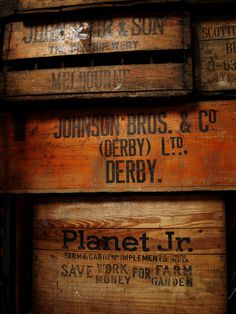 vintage wood boxes #boxes #wood #vintage