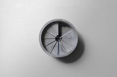Concrete Clock | Colossal #clock #design #product