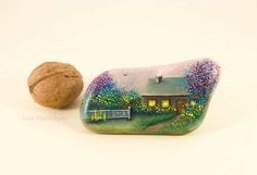 Miniature Oil Paintings on Stones by Yana Khachikyan