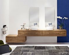 Modern Bathroom Decor with Live Plants - #bath, #interior, #decor, #plants, #greenery