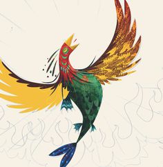 Behance Network :: album cover #illustration #texture #bird