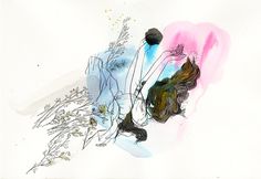 Kris Chau | The Strange Attractor #illustration #falling