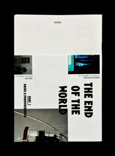 ghazaalvojdani.com - The End of the World #grid #print #typography