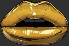 Goldie series by Gaks #animation #illustration #lips #gold
