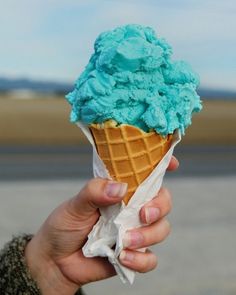 Tumblr #cream #blue #ice #photo