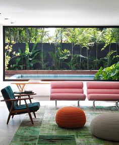 Colorful and Vibrant Home Interior by Guilherme Torres Architects - #decor, #interior, #homedecor, home decor, interior design
