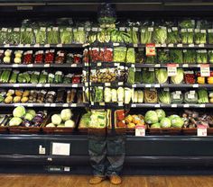 The invisible Man by Liu Bolin #inspiration #photography #illusion
