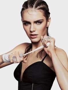 Anja Cihoric by Terry Gates for Glamour France #sexy #model #girl #photography #portrait #fashion #beauty