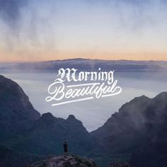 👋🏾 Morning Beautiful 😊 - 📷 by @stefancikphotography / @unsplash - #lettering #morning #calligraphy #calligraphypractice #letteri