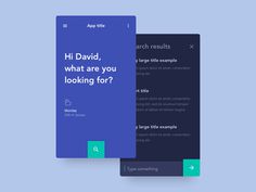 Daily UI #022 – Search by David Rodriguez