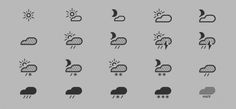 iconwerk custom icon design + pictogram design #icon #weather #interface