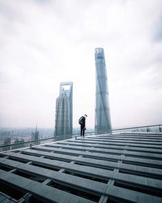 Breathtaking Rooftop Shots From Skyscrapers Of Shanghai by Anselm Wiethoff