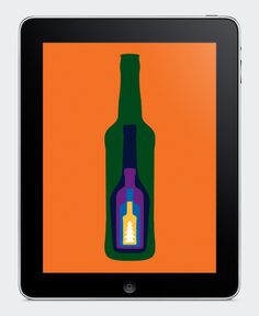 New year greeting card for Pernod Ricard #animation #year #bottle #color #snow #website #app #holiday #promo #mas #alchogol #new