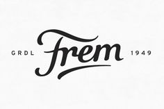 Frem packaging on the Behance Network #type #logo #typography