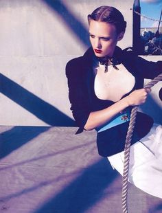 Theres Alexandersson by Camilla Akrans - Touchpuppet #vogue #girl #sailor #nippon #photography #fashion #magazine