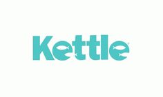 Sam Dallyn - Kettle 3D #fish #turquoise #identity #kettle #logo