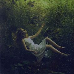 FFFFOUND! | but does it float #white #greenery #falling #photography #forest #dress #female #beauty