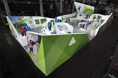Adidas Outdoor trade show booth on the Behance Network #exhibition #adidas
