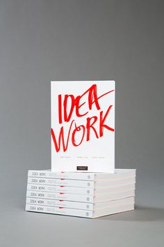 IDEA WORK on Behance #snhetta #print #design #idea #type #work