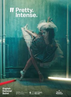 Creative Review ENB says it with Aktiv Grotesk #ballet #advertising