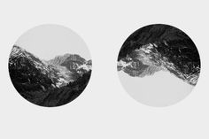 eternityonwings:black and white mountains 90 #white #modern #hipster #black #saturation #edits #photography #nature #indie #art #and #mountains