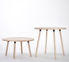 Patridge Tables is a minimalist design created by Australia based designer DesignByThem. Partridge Tables are the latest addition to the Par #modern #design #minimalism #minimal #leibal #minimalist