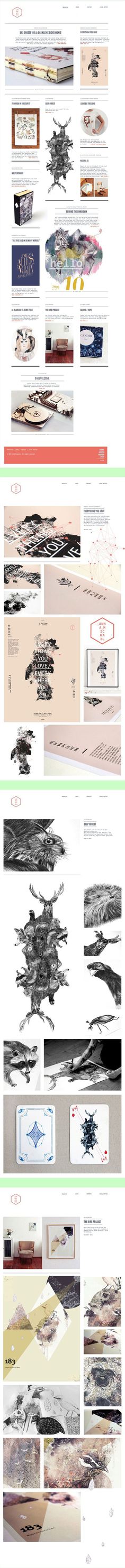 This is my new website www.larabispinck.com #homepage #design #graphic #website #illustration #webdesign #personal #wwwlarabispinckcom