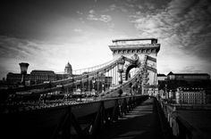 All sizes | Chain Bridge, Royal Palace - Budapest | Flickr - Photo Sharing! #white #budapest #link #danube #black #leica #photography #chain #and #bridge #blue