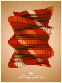 FYI-Monday-Inspiration-Alex-Varanese-Broken-By-Design-575x766.png (PNG Image, 575x766 pixels) #retro #poster