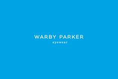 Identity for Warby Parker designed by High Tide NYC #warby #parker #identity #logo #tide #high