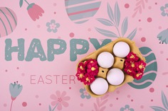 Happy easter day Free Psd. See more inspiration related to Flower, Mockup, Floral, Typography, Spring, Leaves, Celebration, Happy, Font, Holiday, Mock up, Easter, Plant, Drawing, Religion, Egg, Painting, Lettering, Traditional, Test, View, Up, Happy easter, Day, Top, Top view, Eggs, Carton, Cultural, Tradition, Composition, Mock, Seasonal, Egg carton and Paschal on Freepik.