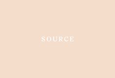 Source Skincare by Studio Crême #logotype #logo #mark