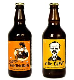 Microbrasserie du Lac St-Jean #packaging #beer #label #bottle