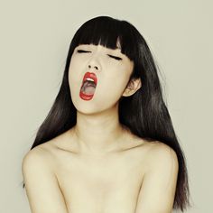 《姐姐》/2 by 盲 #asian #people #women #photography #portrait #lipstick