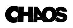 "CHAOS" #logo #graphic