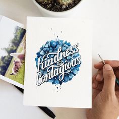Creative Watercolor Lettering Quotes by June Digan #Lettering #quotes
