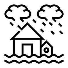 See more icon inspiration related to flood, storm, water, ecology and environment, flooded house, floods, flooded, insurance, sea level, waves, house, home, security and weather on Flaticon.