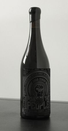 Power To The People Wine Label #packaging #label #wine